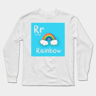 R is for Rainbow Long Sleeve T-Shirt